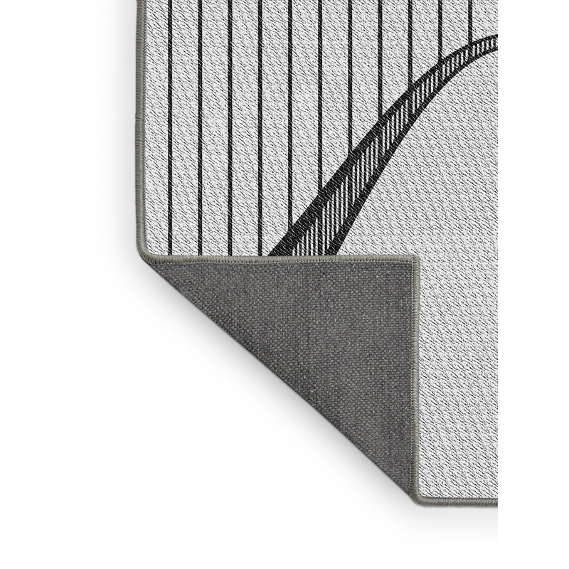 Tapis gris Hahira, Rectangle 5 pi x 7 pi