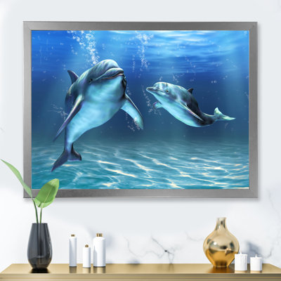 " Two Blue Dolphins "