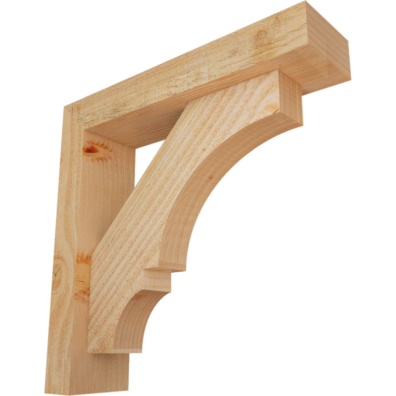 Support de bloc Balboa avec entretoise décalée, 16 x 16, Sapin Douglas de l 4 po (scié brut)