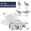Fauteuil inclinable électrique à double moteur en chenille jusqu'à 350 lb-121777468