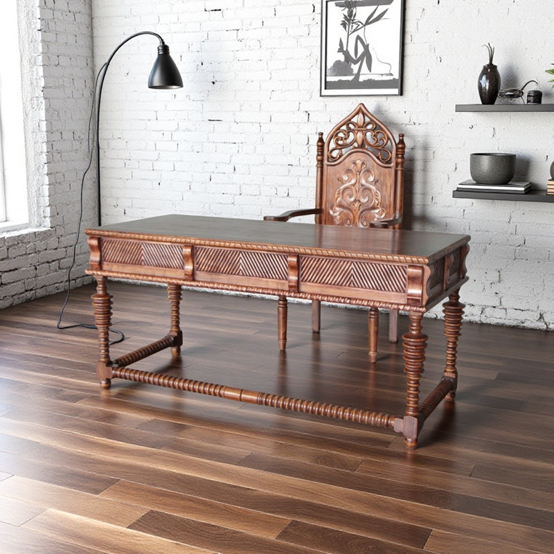 Southeast Asian style desk and chair set