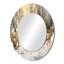 Modern Golden Drip - miroir abstrait, miroir mural moderne unique, impression d'art en métal-121503368-121503371