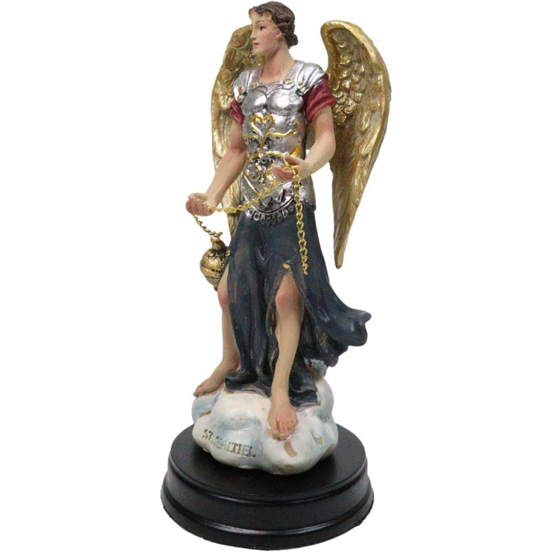 Figurine colorée colorée avec arcane Saint Sealtiel