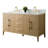 Chambery 60" Double Sink Bathroom Vanity with Engineered Marble Top-94811323-94811328