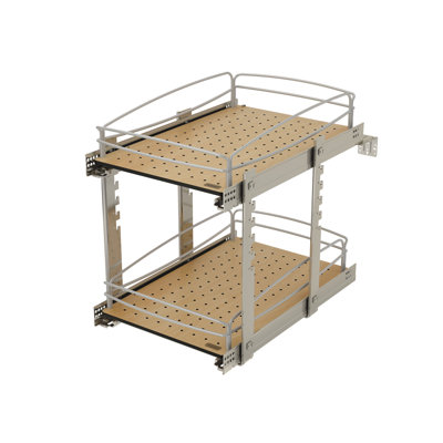 Rev-A-Shelf Solid Bottom Pullout Base Soft-close Cabinet Organizer