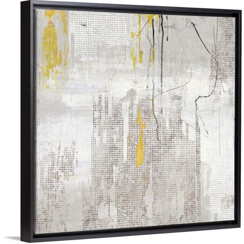« Trickle II » par PI studio-impression sur toile, Toile avec cadre noir, H 18 po x l 18 po x P 1,75 po