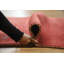 Tapis rouge fait à la main 5 x 8 po Gabbeh