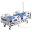 Lit d'hôpital électrique complet 5 fonctions de qualité supérieure, lit médical électrique ICU avec Trendelenburg et Trendelenburg inversé et système de verrouillage central avec roulettes de 5 po pour hôpital à domicile, chargement de 550 lb