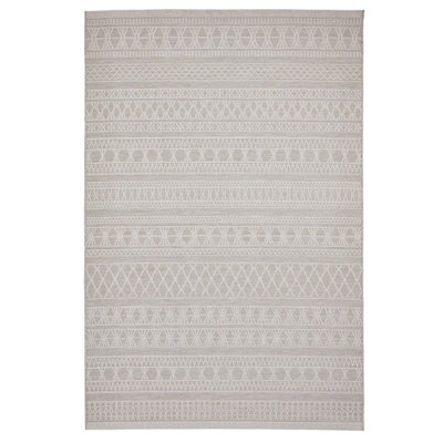 Renz Geometric Indoor / Outdoor Area Rug
