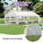 16Ft X 32Ft Canopy With Rolled Sidewalls,White-124639096-102834526