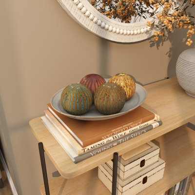 Persephone Glazed Ceramic Decorative Orbs