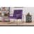 100 % polyester mauve est en rupture de stock