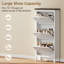 18 Pair Flip Down Shoe Storage
