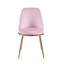 46cm H Velvet Upholstered Side Chair-1596015469