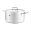 Fissler Pure Collection Stainless Steel Stock Pot with Metal Lid-535141460