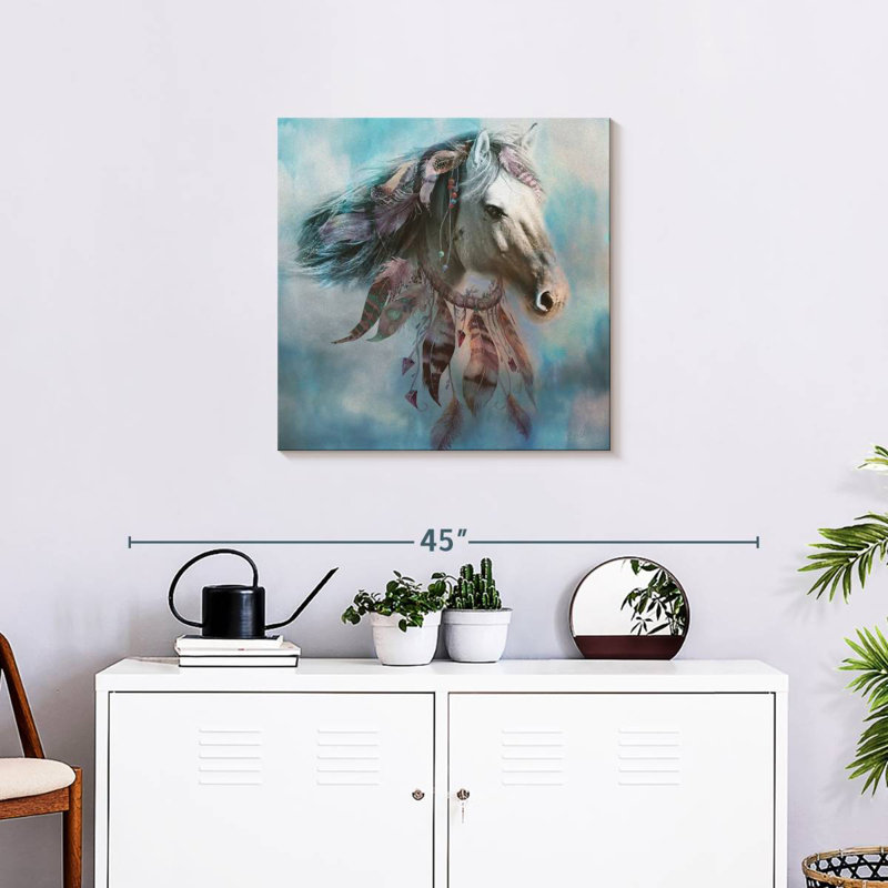 Brampt Native Dream Horse, 24" H x 24" W