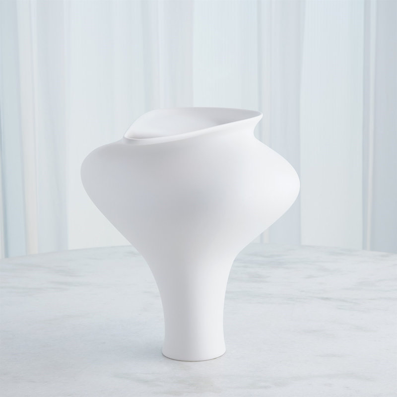 Tranquility Vase-Matte White