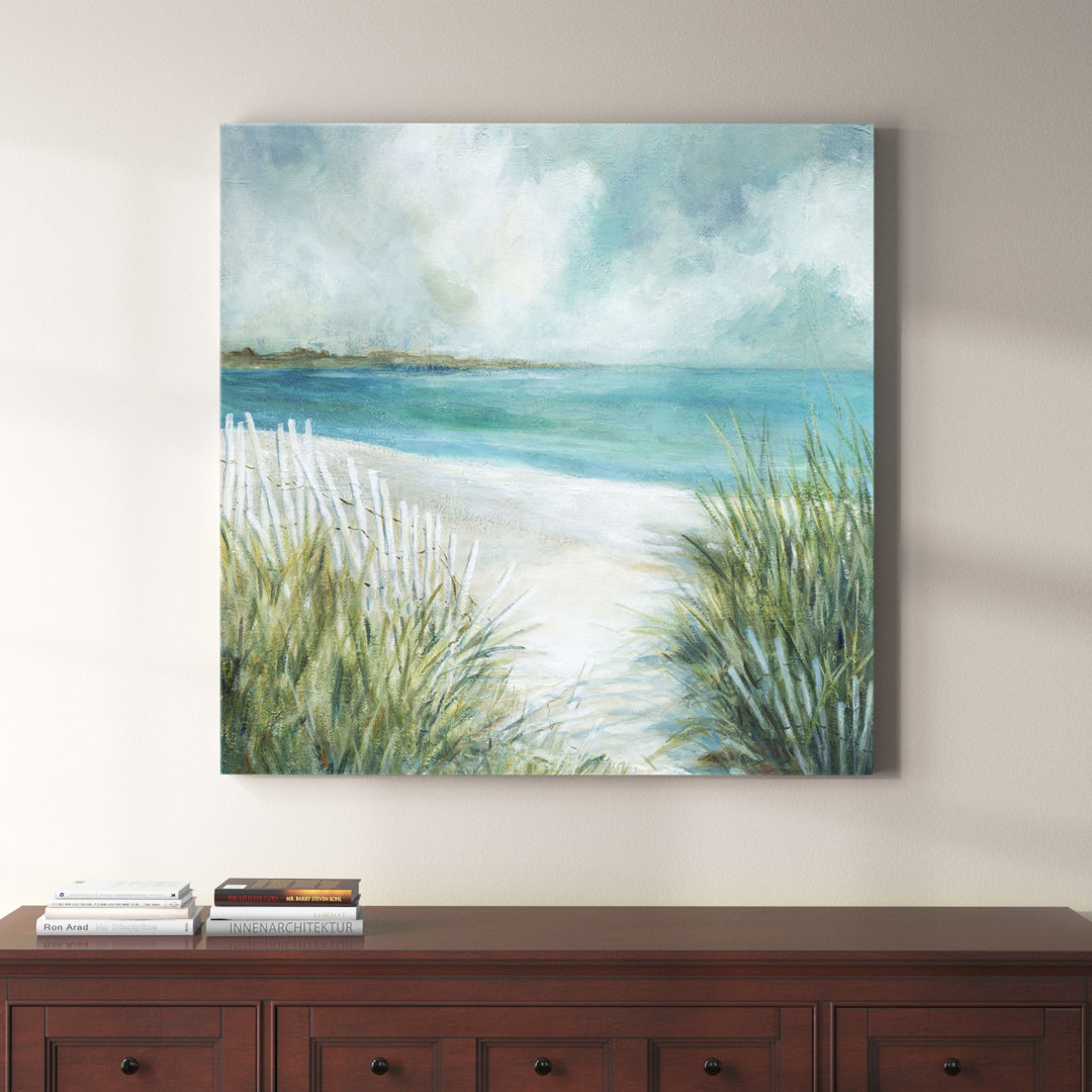 " Coastal Fences " Painting Print Beachcrest Home™ 
