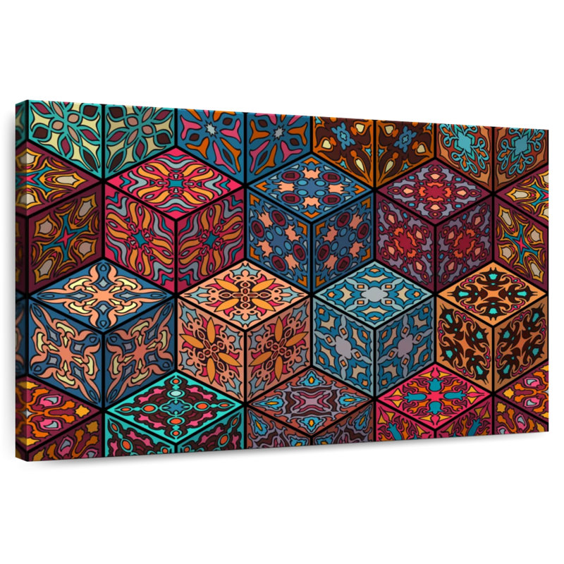 Cubes de mandala Kerner, H 8 po x l 12 po