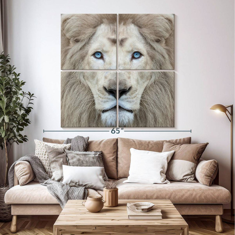 Brampt Exotic Lion, 50" H x 50" W