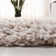 Plumlee Shag Hand Loomed Performance Solid Color Rug