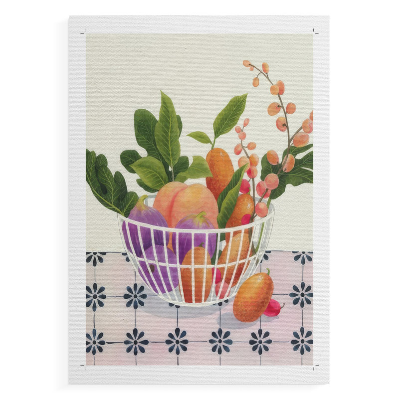 «Bright Fruit II» - Impression sur toile seulement - non encadrée, H 60 po x l 40 po