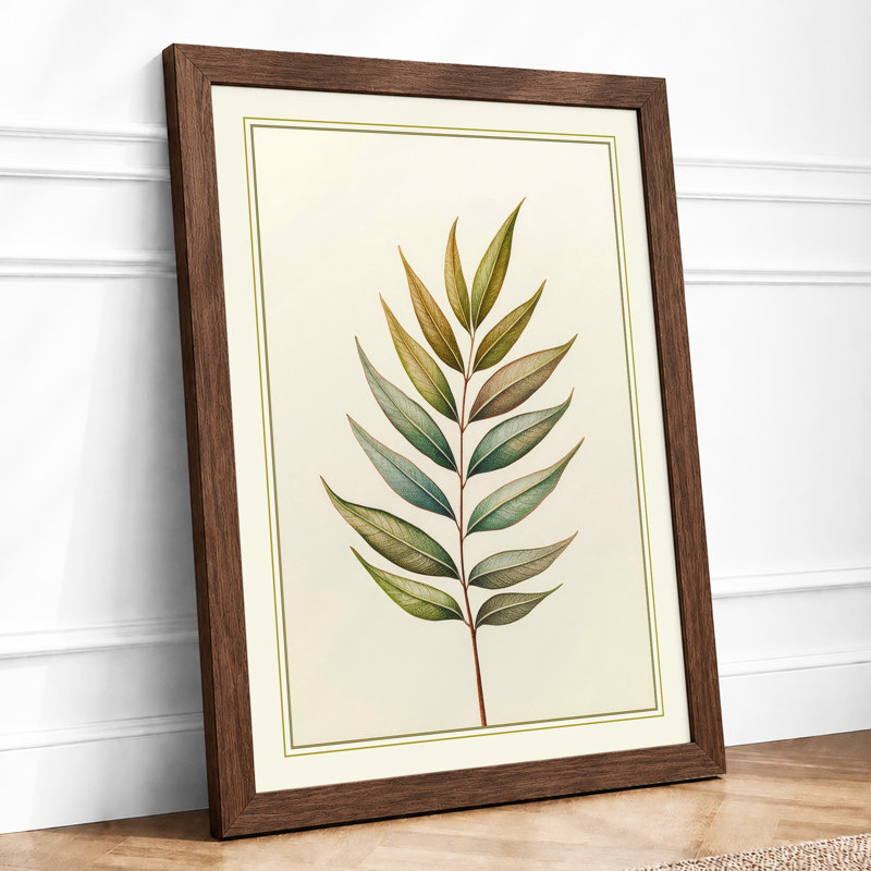 Compound Leaf Study Botanical - Print, Walnut, A1 - 84.1 x 59.4 cm