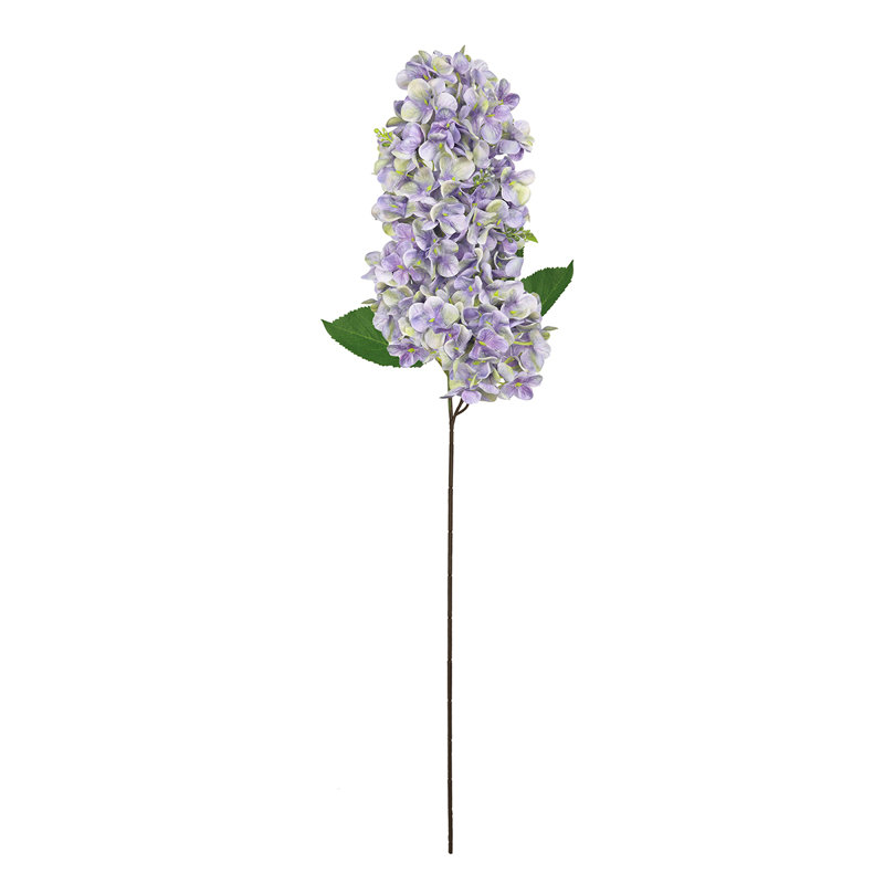 Tige de fleur d'hortensia artificielle, Mauve
