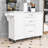 Rolling Kitchen Island with Storage Tilt Trash Can Cabinet, Drop Leaf, Pull Out Cabinet and Drawers-729610879
