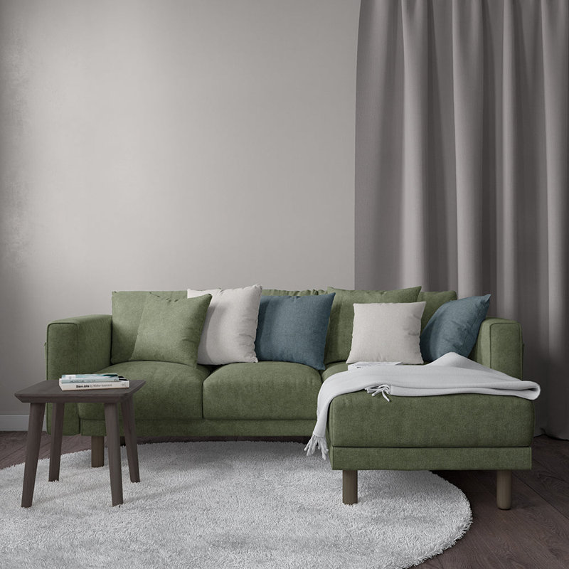 Tissu en chenille Abbeyshea Hawthorne par The Yard, Lierre