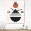 Visionary Retro Moon Geometric Minimalisme VI - Horloges murales transitionnelles-99638120