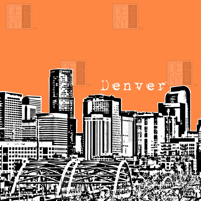 Rideau de douche simple denver Bird Ave, Orange