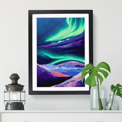 Licht Northern Lights Painting Vol.3 - Picture Frame Print