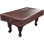 Housse de table de billard 7 pi / 8 pi / 9 pi GSE, housse de table de billard en cuirette résistante à la déchirure 7 pi / 8 pi / 9 pi