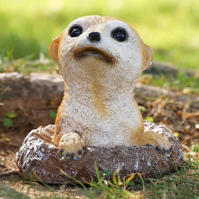 Statue Garden Decor Lawn Animal Sculpture Ourdoor Decoration Funny