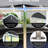 Galvanized Car Canopy 10'X20', Grey - With Anchor Kit & 3 Steel Cables Spacious, Rain Resistance Heavy Duty Awning Frame With Kit, Protection