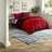 Cozy Plush Sherpa Bedding Sets, Full Queen Rustic Home Comfort