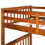 Lit superposé Twintwin avec deux tiroirs de rangement en noyer - Échelles additionnelles fonctionnelles et pratiques