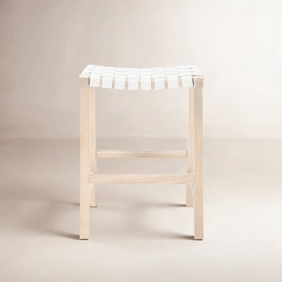 Alston Backless Leather Bar & Counter Stool