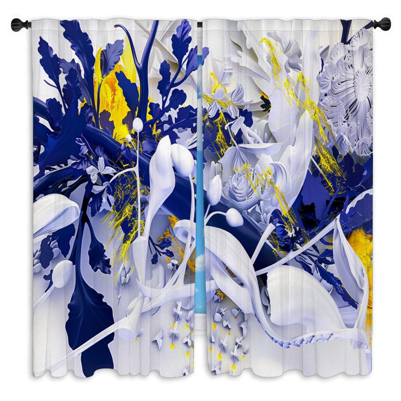 Niobi Room Darkening Curtain Pair, 40" W x 78" L