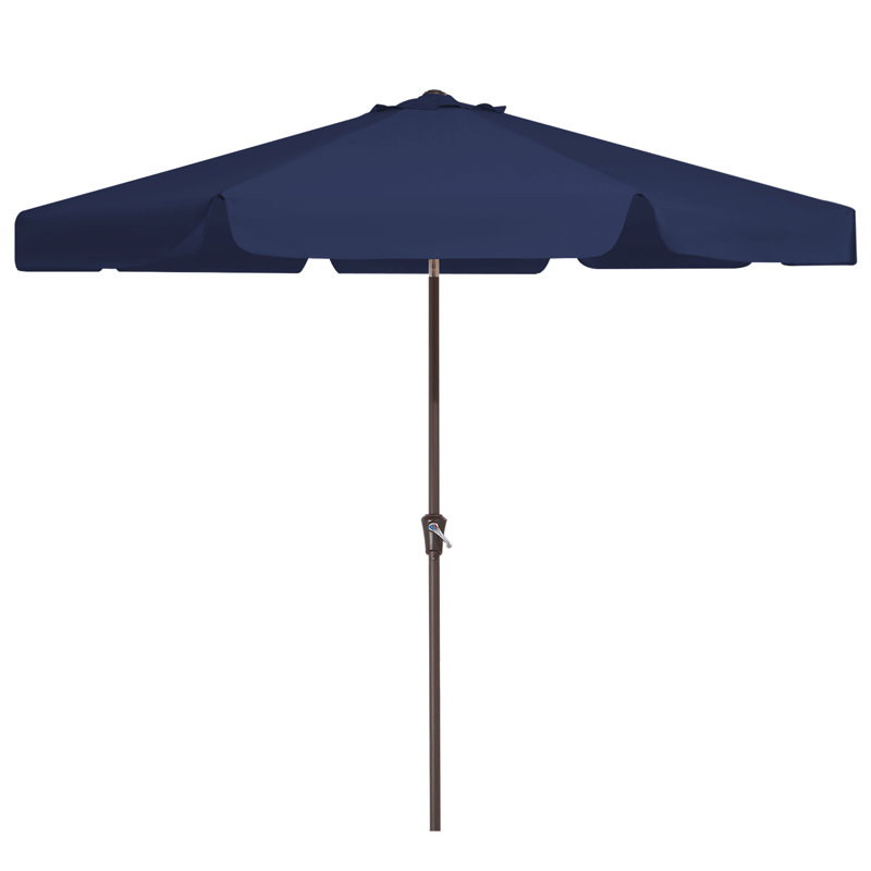 Parasol de marché pour l'extérieur, H 97,6 po x l 108 po x P 108 po, Marine