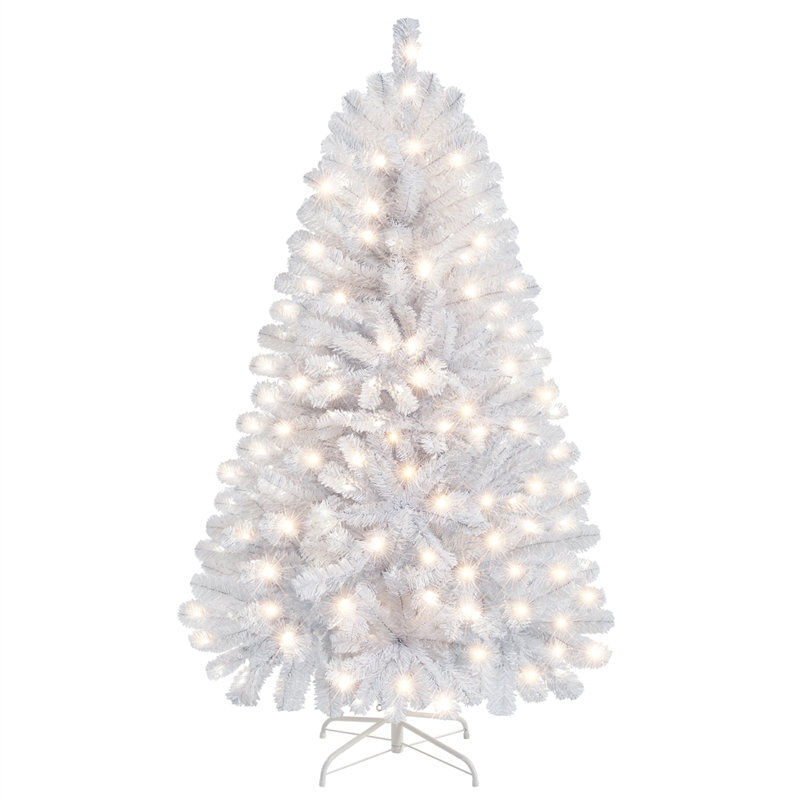 Sapin de Noël artificiel pré-éclairé, 55"