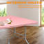 Table pliante rose de 8 pi, table en plastique portative pour le camping, les pique-niques, les fêtes, la table pliante à port élevé, la table-403127937-403127939