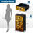4 Drawer Dresser for Bedroom, Narrow Chest of Drawers, Wooden Top and Study Iron Frame 18"x37.5"-(WxH)