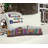 Ambesonne Book Fitted Sheet & Pillow Sham, Multicolor-106800205