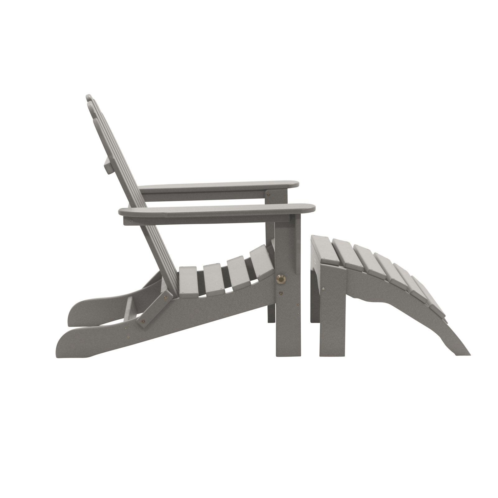 Leighton Adirondack Chair, Light Gray