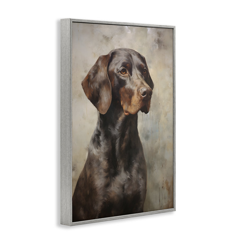 «Brown Labrador Visage», estampe numérique par Petal Prints Design, Estampe numérique Farmhouse, H 18 po x l 12 po