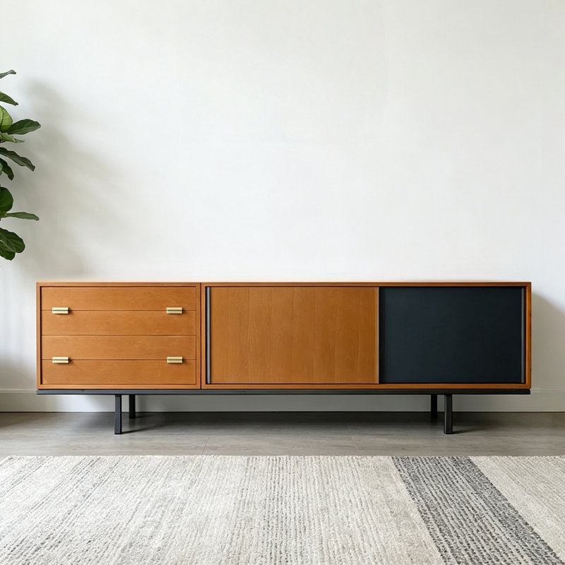 Meuble télé rétro et simple