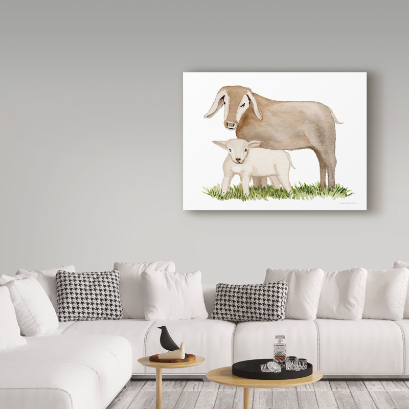 « life on the farm animal element ii », art sur toile, H 24 po x l 32 po x P 2 po