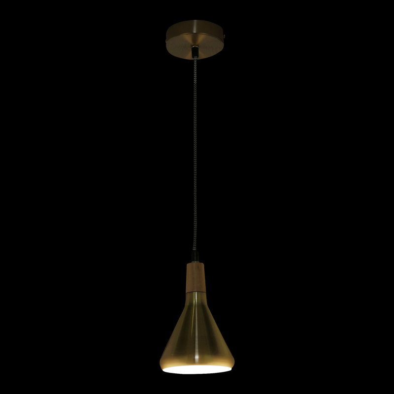 Venanzio 1 - Light Cone Pendant, Nickel Matt